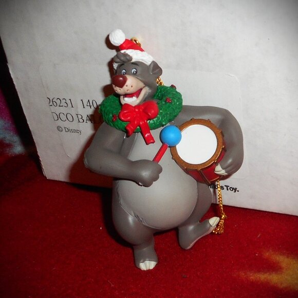 Grolier Collectible Disney Christmas Magic Ornament -‎  The Jungle Book - Baloo - Picture 4 of 6